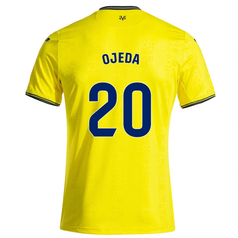 Danxen Kid Thiago Ojeda #20 Yellow Black Home Jersey 2024/25 T-Shirt