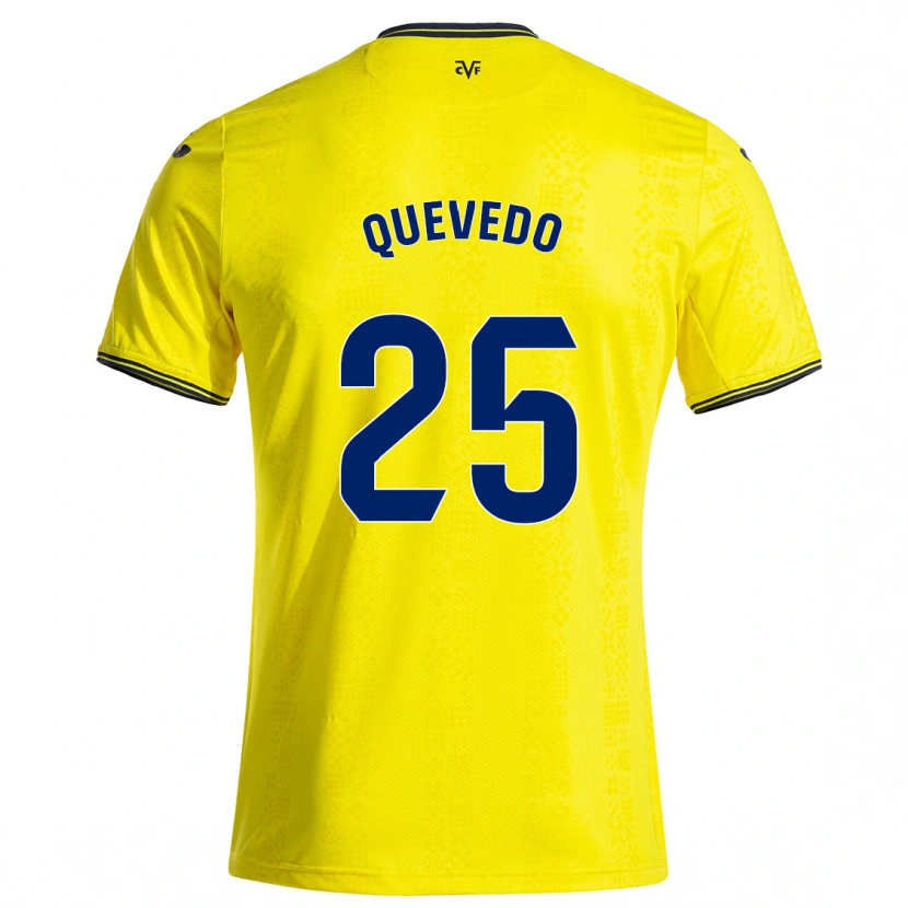 Danxen Kid Alex Quevedo #25 Yellow Black Home Jersey 2024/25 T-Shirt