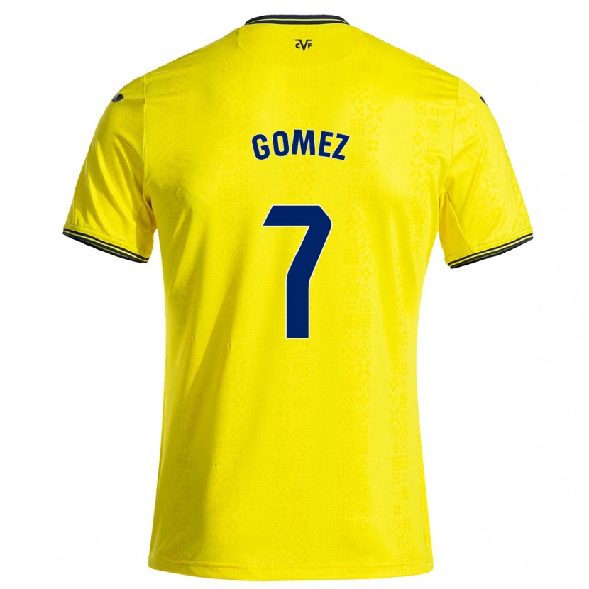 Danxen Kid Lucía Gómez #7 Yellow Black Home Jersey 2024/25 T-Shirt