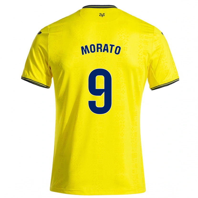 Danxen Kid Teresa Morató #9 Yellow Black Home Jersey 2024/25 T-Shirt