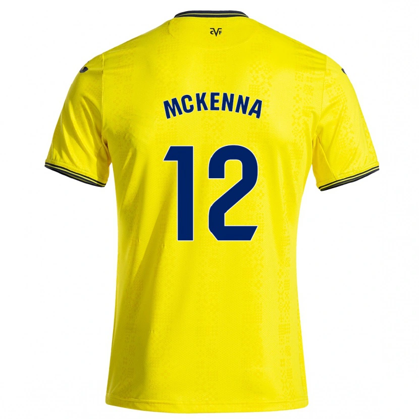 Danxen Kid Kayla Mckenna #12 Yellow Black Home Jersey 2024/25 T-Shirt