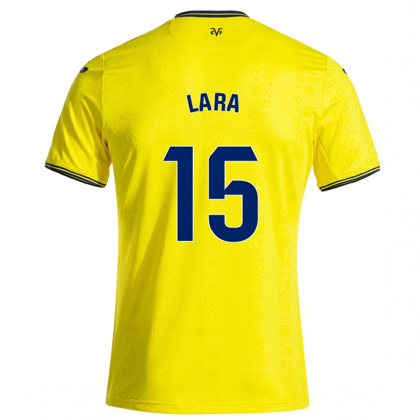 Danxen Kid Francisca Lara #15 Yellow Black Home Jersey 2024/25 T-Shirt