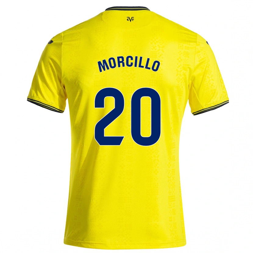 Danxen Kid Raquel Morcillo #20 Yellow Black Home Jersey 2024/25 T-Shirt