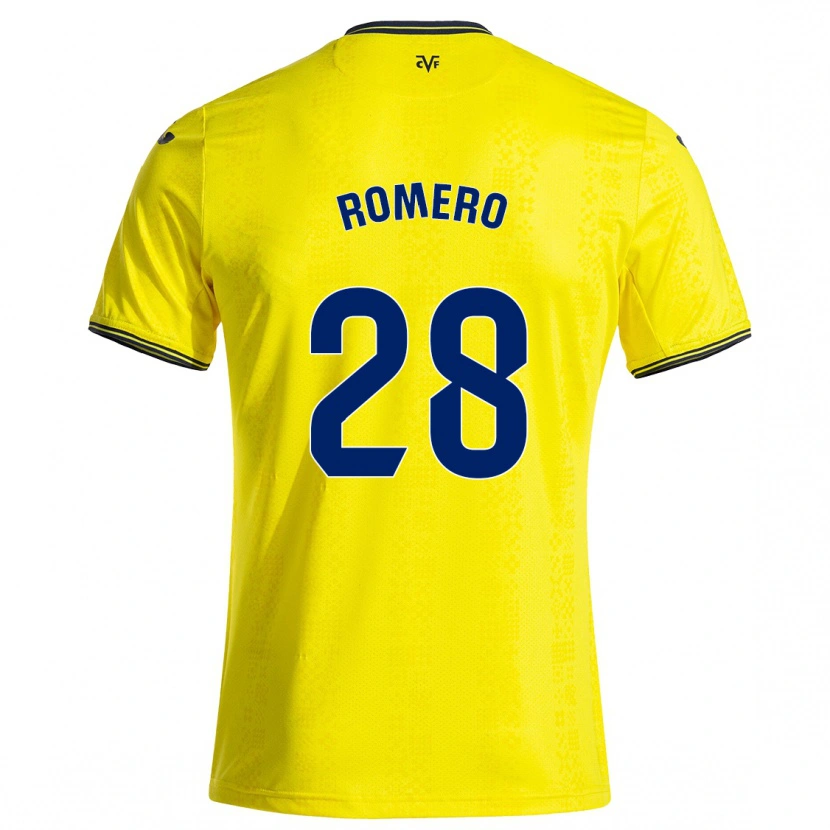 Danxen Kid María Romero #28 Yellow Black Home Jersey 2024/25 T-Shirt