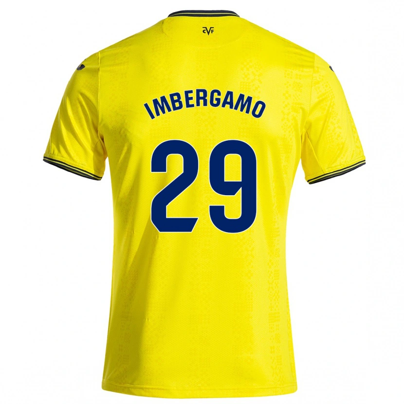 Danxen Kid Mar Imbergamo #29 Yellow Black Home Jersey 2024/25 T-Shirt