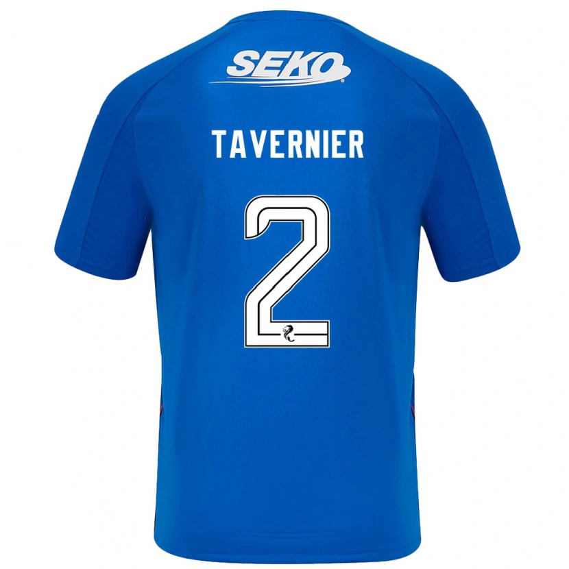 Danxen Kid James Tavernier #2 Dark Blue Home Jersey 2024/25 T-Shirt