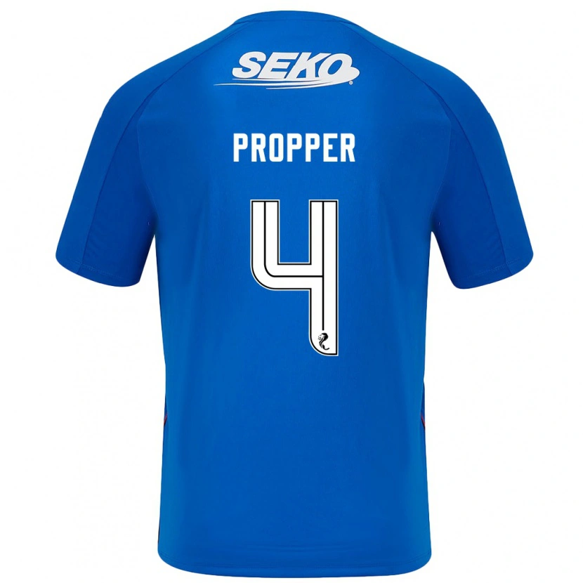 Danxen Kid Robin Pröpper #4 Dark Blue Home Jersey 2024/25 T-Shirt