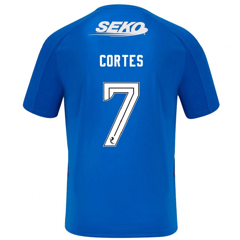 Danxen Kid Óscar Cortés #7 Dark Blue Home Jersey 2024/25 T-Shirt