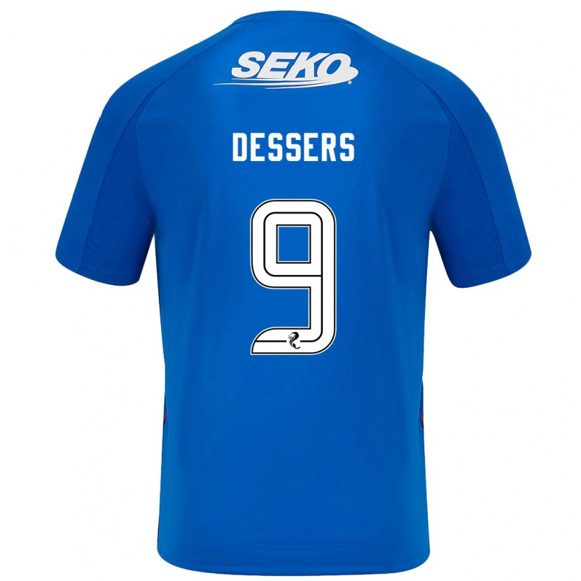 Danxen Kid Cyriel Dessers #9 Dark Blue Home Jersey 2024/25 T-Shirt