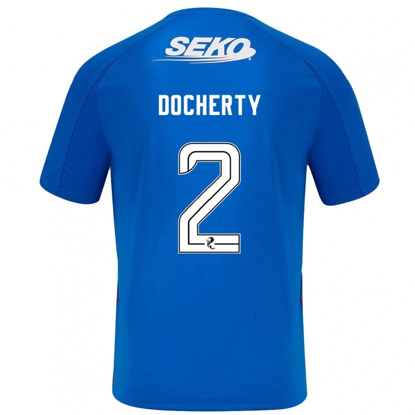 Danxen Kid Nicola Docherty #2 Dark Blue Home Jersey 2024/25 T-Shirt