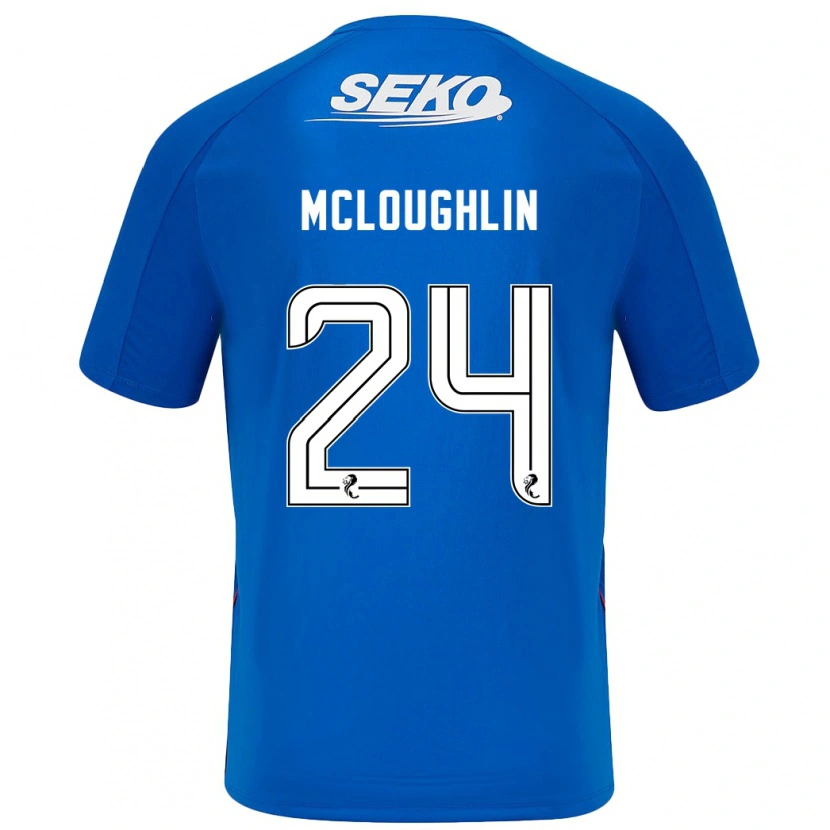 Danxen Kid Olivia Mcloughlin #24 Dark Blue Home Jersey 2024/25 T-Shirt