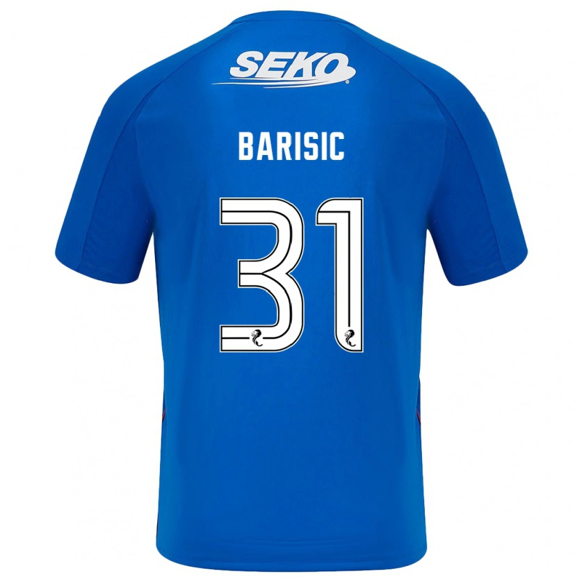 Danxen Kid Borna Barisic #31 Dark Blue Home Jersey 2024/25 T-Shirt