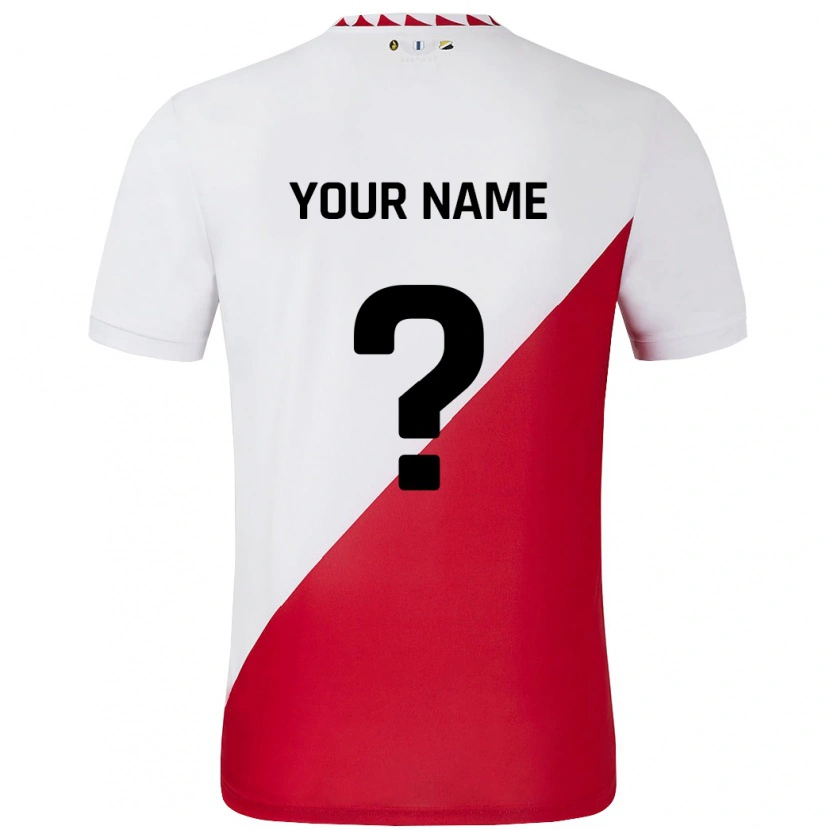 Danxen Kid Your Name #0 White Red Home Jersey 2024/25 T-Shirt