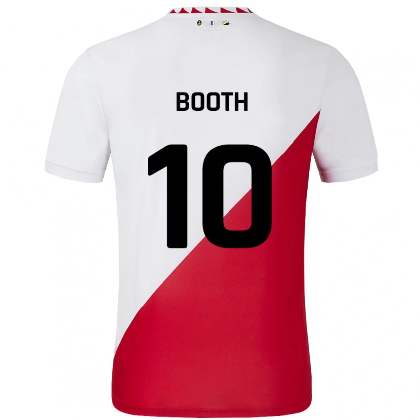 Danxen Kid Taylor Booth #10 White Red Home Jersey 2024/25 T-Shirt