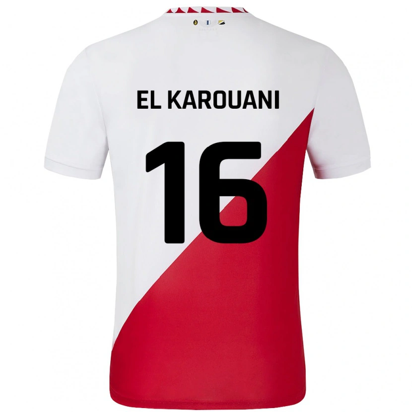 Danxen Kid Souffian El Karouani #16 White Red Home Jersey 2024/25 T-Shirt