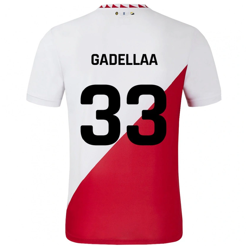 Danxen Kid Kevin Gadellaa #33 White Red Home Jersey 2024/25 T-Shirt