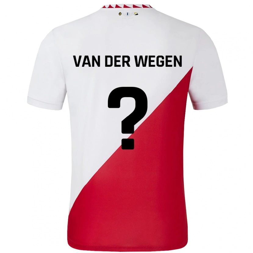 Danxen Kid Sil Van Der Wegen #0 White Red Home Jersey 2024/25 T-Shirt