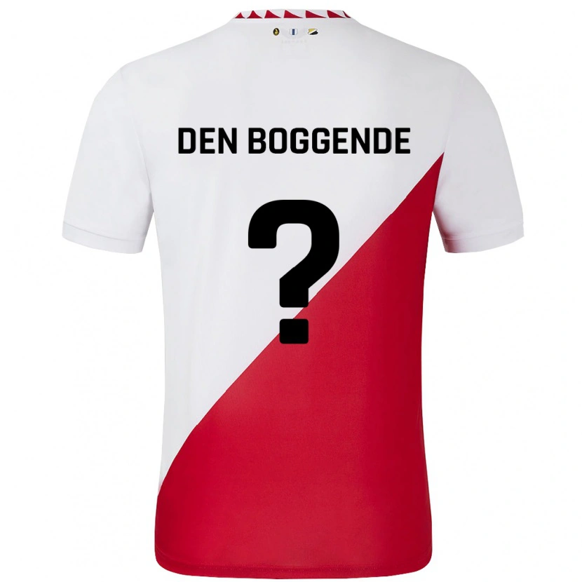 Danxen Kid Tijn Den Boggende #0 White Red Home Jersey 2024/25 T-Shirt