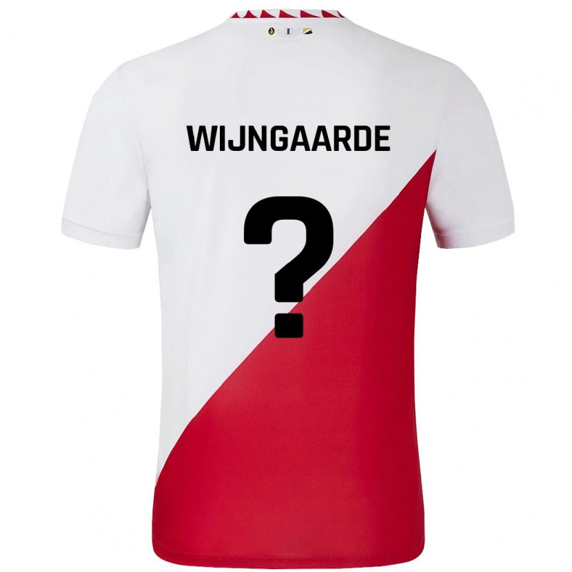 Danxen Kid Jahrnell Wijngaarde #0 White Red Home Jersey 2024/25 T-Shirt