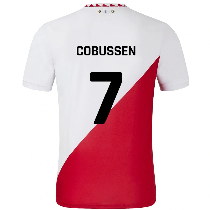 Danxen Kid Sophie Cobussen #7 White Red Home Jersey 2024/25 T-Shirt