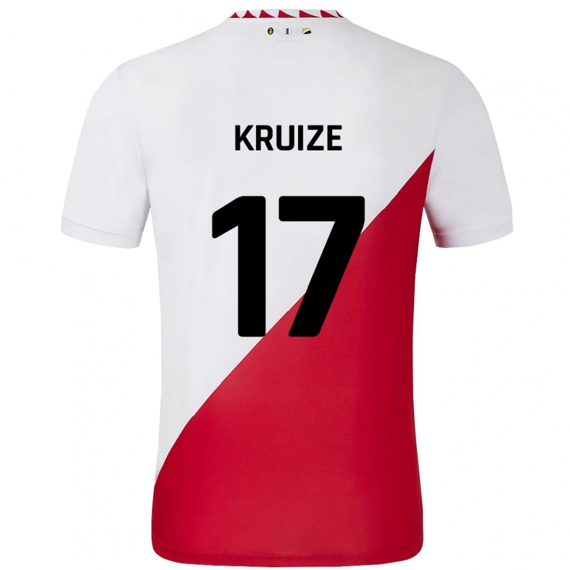 Danxen Kid Elisha Kruize #17 White Red Home Jersey 2024/25 T-Shirt