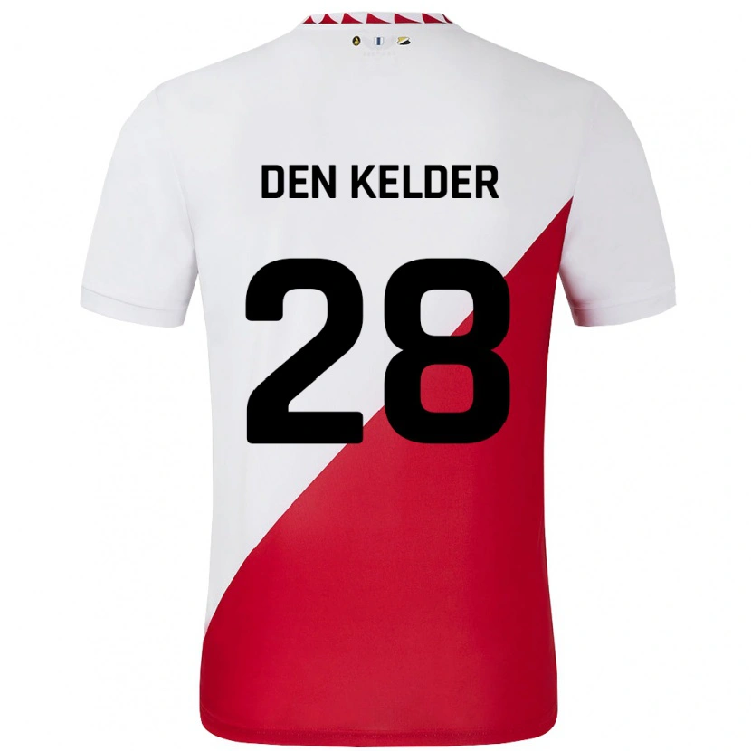 Danxen Kid Gera Op Den Kelder #28 White Red Home Jersey 2024/25 T-Shirt