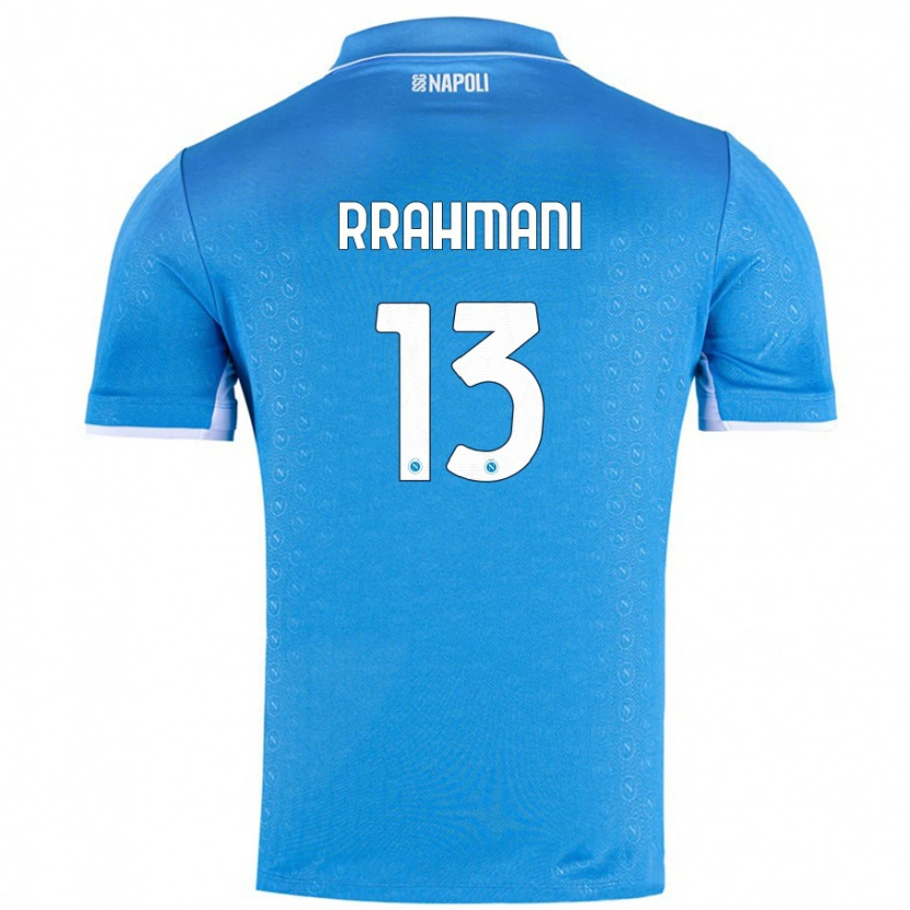 Danxen Kid Amir Rrahmani #13 Sky Blue Home Jersey 2024/25 T-Shirt