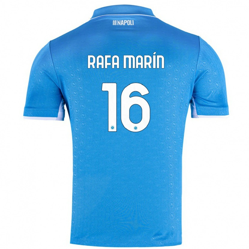 Danxen Kid Rafa Marín #16 Sky Blue Home Jersey 2024/25 T-Shirt