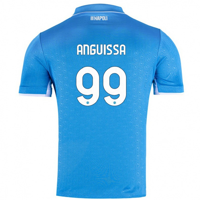 Danxen Kid Frank Anguissa #99 Sky Blue Home Jersey 2024/25 T-Shirt