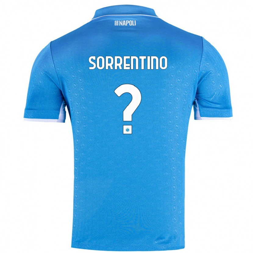 Danxen Kid Andrea Sorrentino #0 Sky Blue Home Jersey 2024/25 T-Shirt