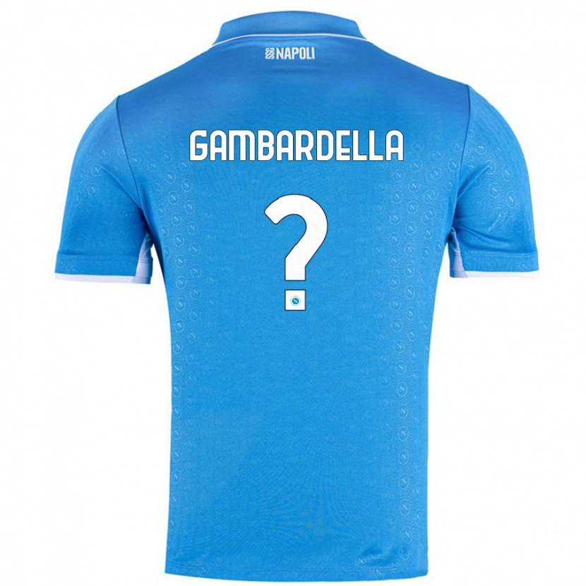 Danxen Kid Vittorio Gambardella #0 Sky Blue Home Jersey 2024/25 T-Shirt