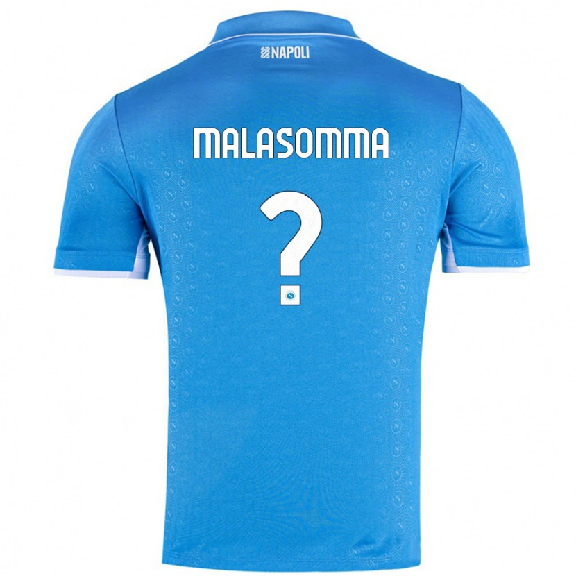 Danxen Kid Matteo Malasomma #0 Sky Blue Home Jersey 2024/25 T-Shirt