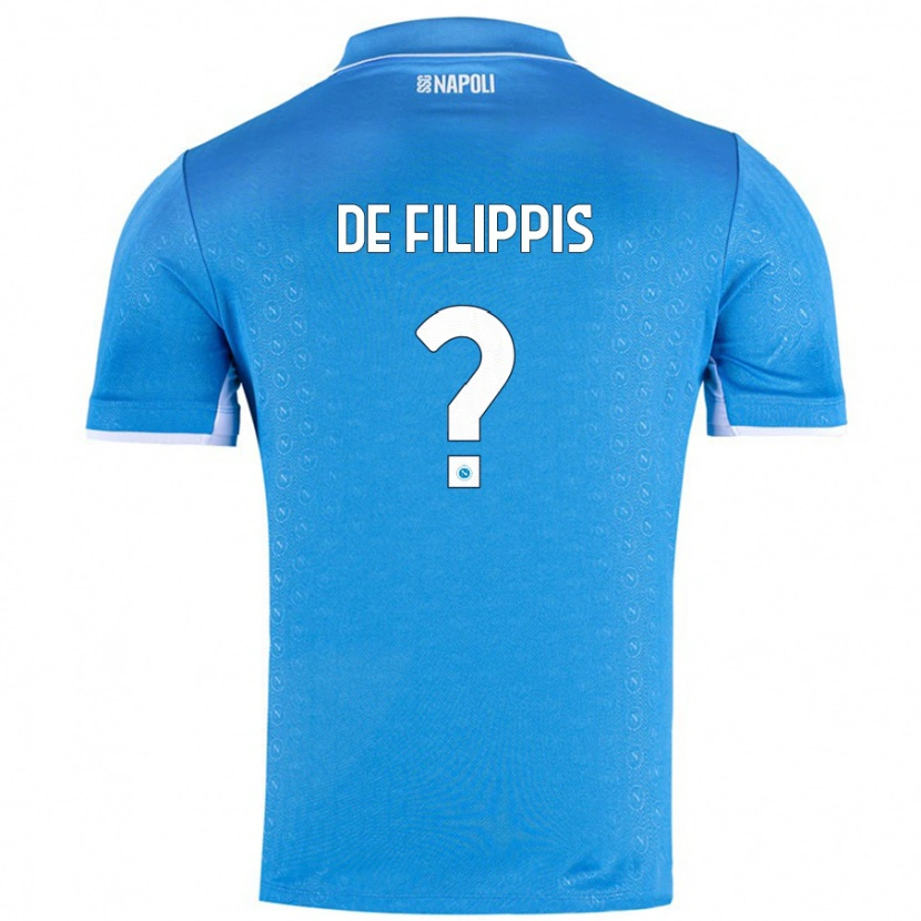 Danxen Kid Antonio De Filippis #0 Sky Blue Home Jersey 2024/25 T-Shirt