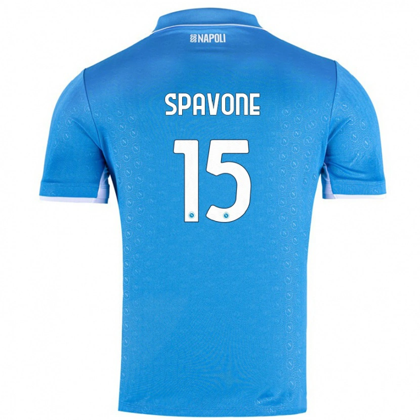 Danxen Kid Alessandro Spavone #15 Sky Blue Home Jersey 2024/25 T-Shirt