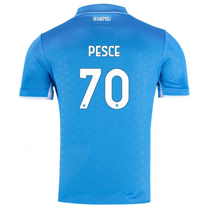 Danxen Kid Antonio Pesce #70 Sky Blue Home Jersey 2024/25 T-Shirt