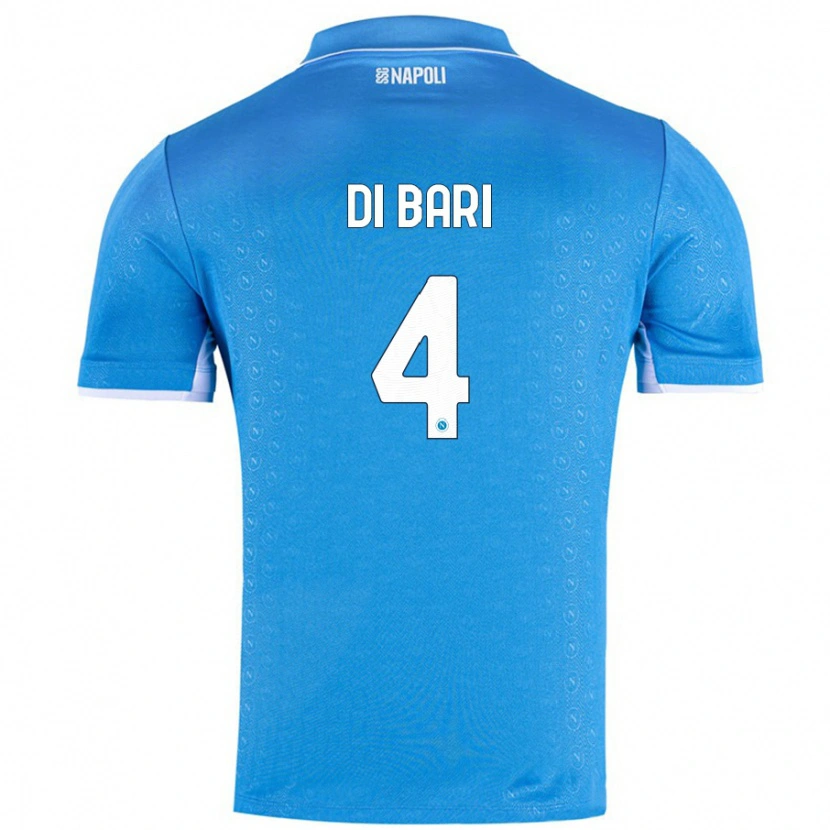 Danxen Kid Martina Di Bari #4 Sky Blue Home Jersey 2024/25 T-Shirt