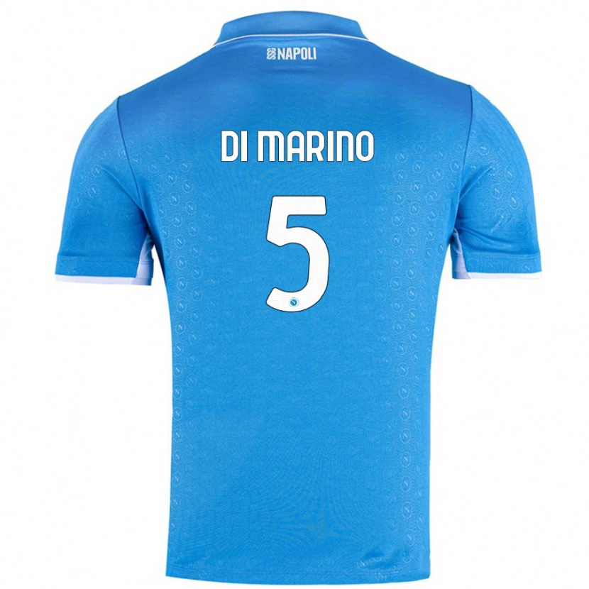 Danxen Kid Paola Di Marino #5 Sky Blue Home Jersey 2024/25 T-Shirt