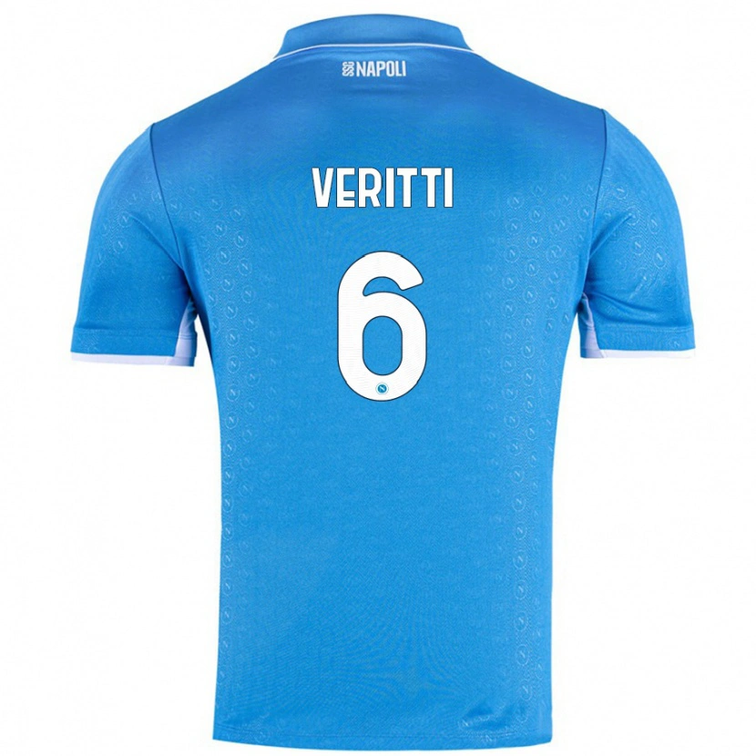 Danxen Kid Federica Veritti #6 Sky Blue Home Jersey 2024/25 T-Shirt