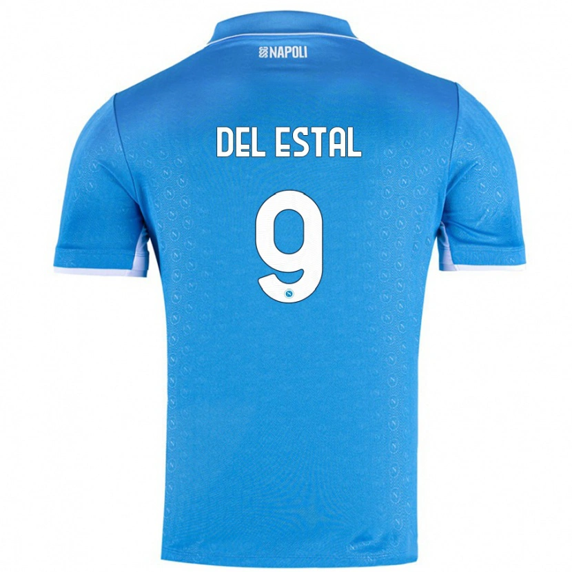 Danxen Kid Eli Del Estal #9 Sky Blue Home Jersey 2024/25 T-Shirt