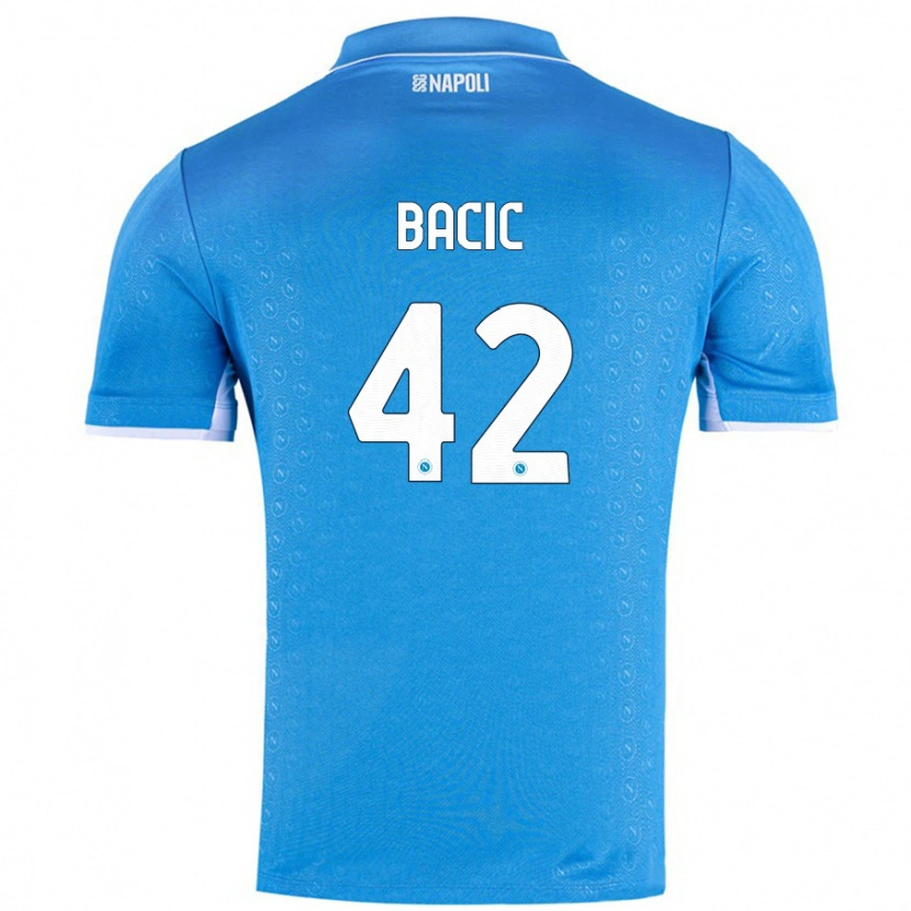 Danxen Kid Doris Bačić #42 Sky Blue Home Jersey 2024/25 T-Shirt