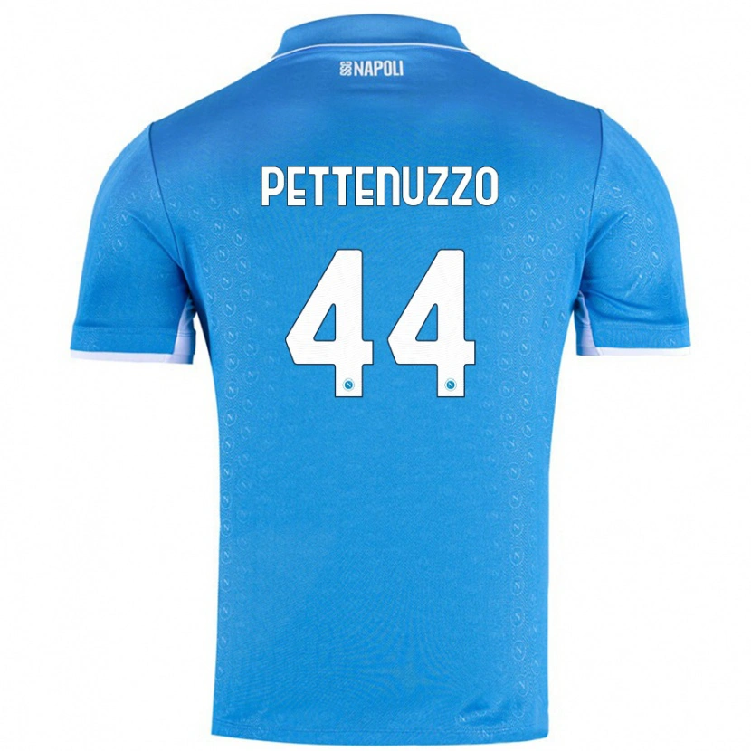 Danxen Kid Tecla Pettenuzzo #44 Sky Blue Home Jersey 2024/25 T-Shirt