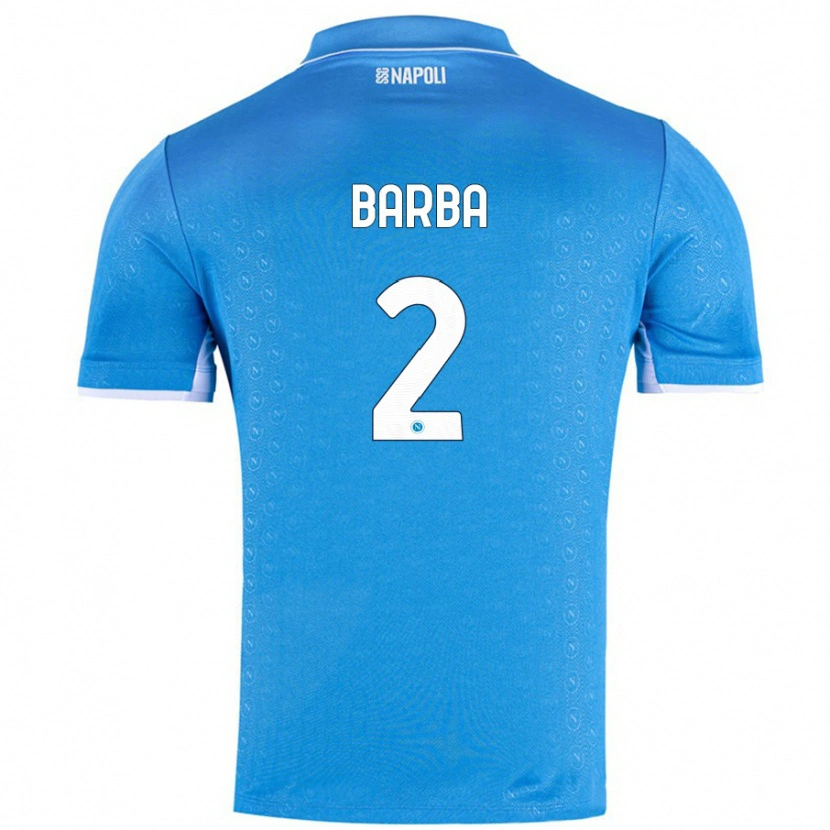 Danxen Kid Benedetto Barba #2 Sky Blue Home Jersey 2024/25 T-Shirt