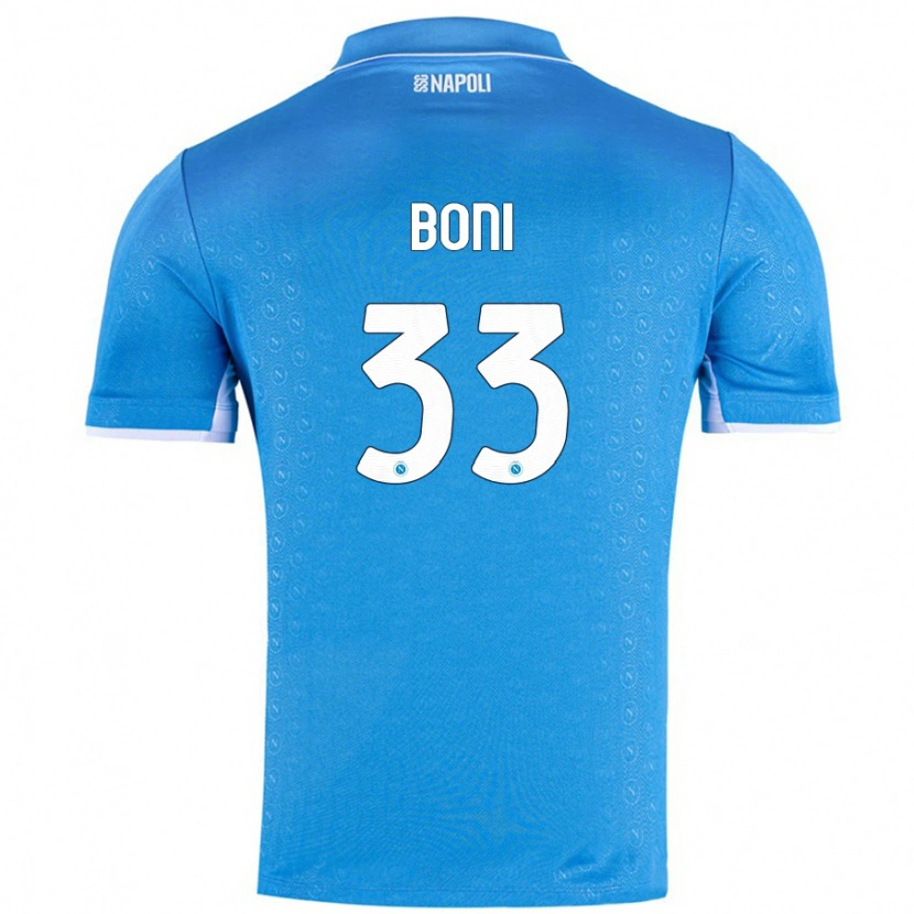 Danxen Kid Landry Boni #33 Sky Blue Home Jersey 2024/25 T-Shirt