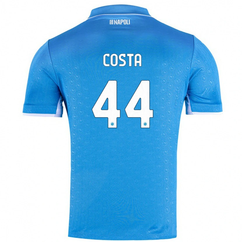 Danxen Kid Filippo Costa #44 Sky Blue Home Jersey 2024/25 T-Shirt