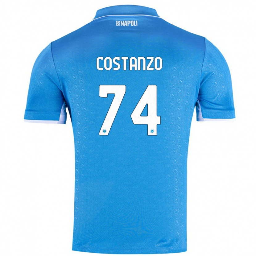 Danxen Kid Davide Costanzo #74 Sky Blue Home Jersey 2024/25 T-Shirt