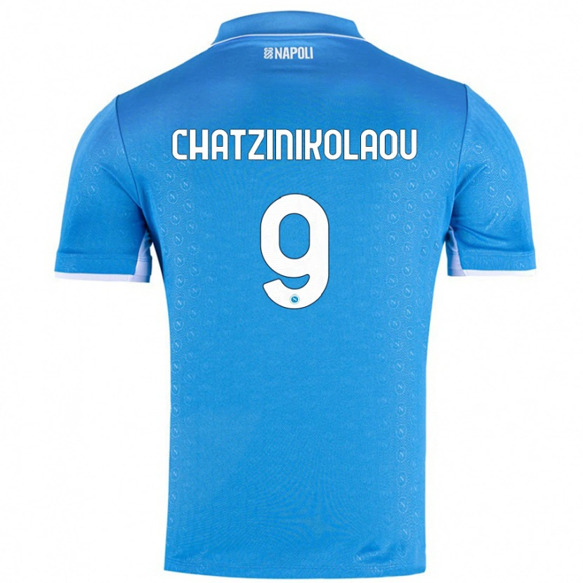 Danxen Kid Despoina Chatzinikolaou #9 Sky Blue Home Jersey 2024/25 T-Shirt