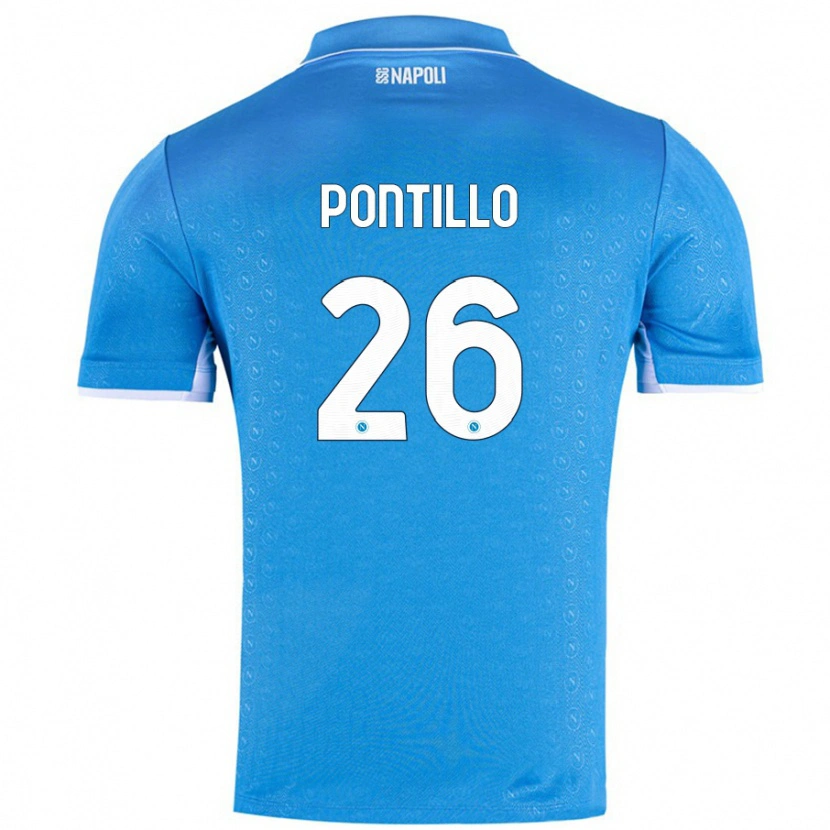 Danxen Kid Pasquale Pontillo #26 Sky Blue Home Jersey 2024/25 T-Shirt