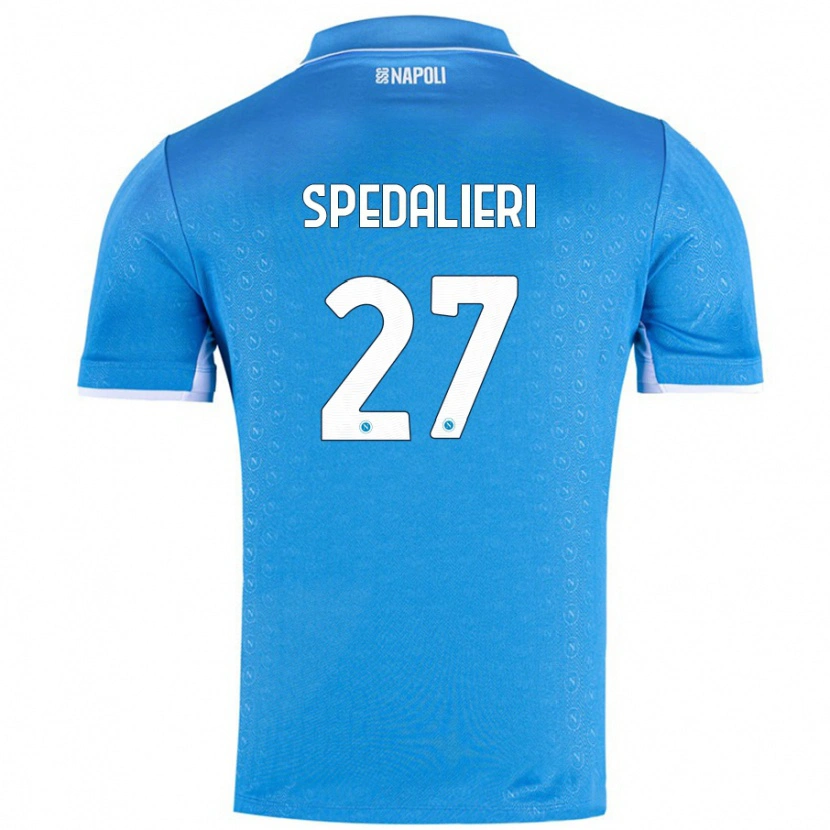 Danxen Kid Johnatan Andrea Spedalieri #27 Sky Blue Home Jersey 2024/25 T-Shirt