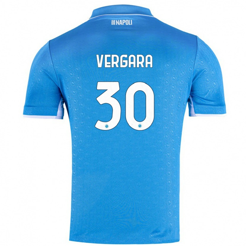 Danxen Kid Antonio Vergara #30 Sky Blue Home Jersey 2024/25 T-Shirt