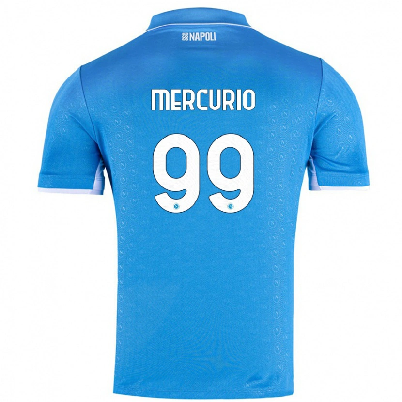 Danxen Kid Giovanni Mercurio #99 Sky Blue Home Jersey 2024/25 T-Shirt